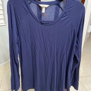 Navy Blue Soma Pajama Top